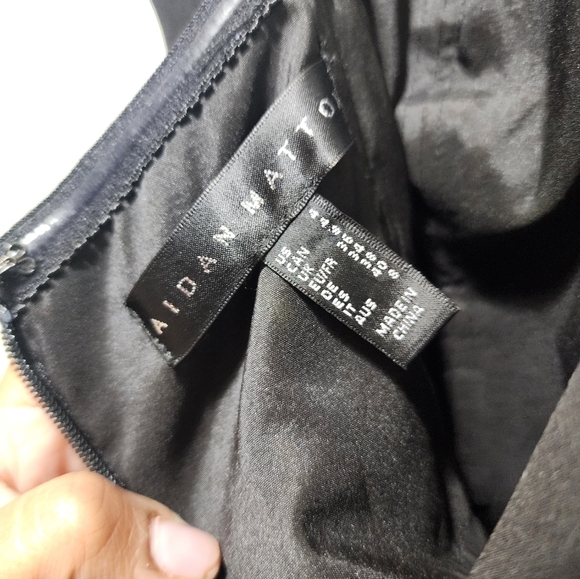 Aidan mattox BLACK DRESS size 4 - Picture 5 of 6
